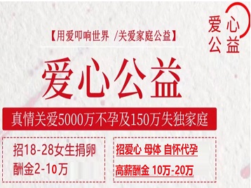 白城市捐卵助孕生子 爱心志愿者招募